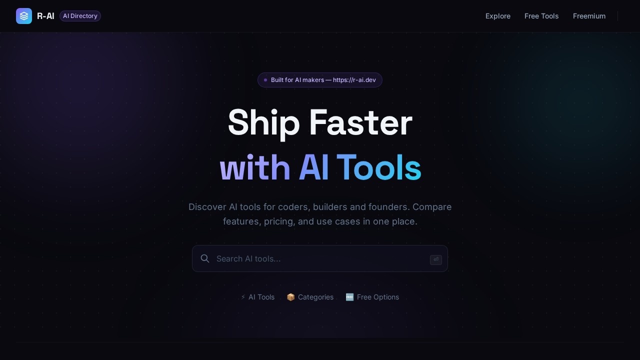 R AI screenshot