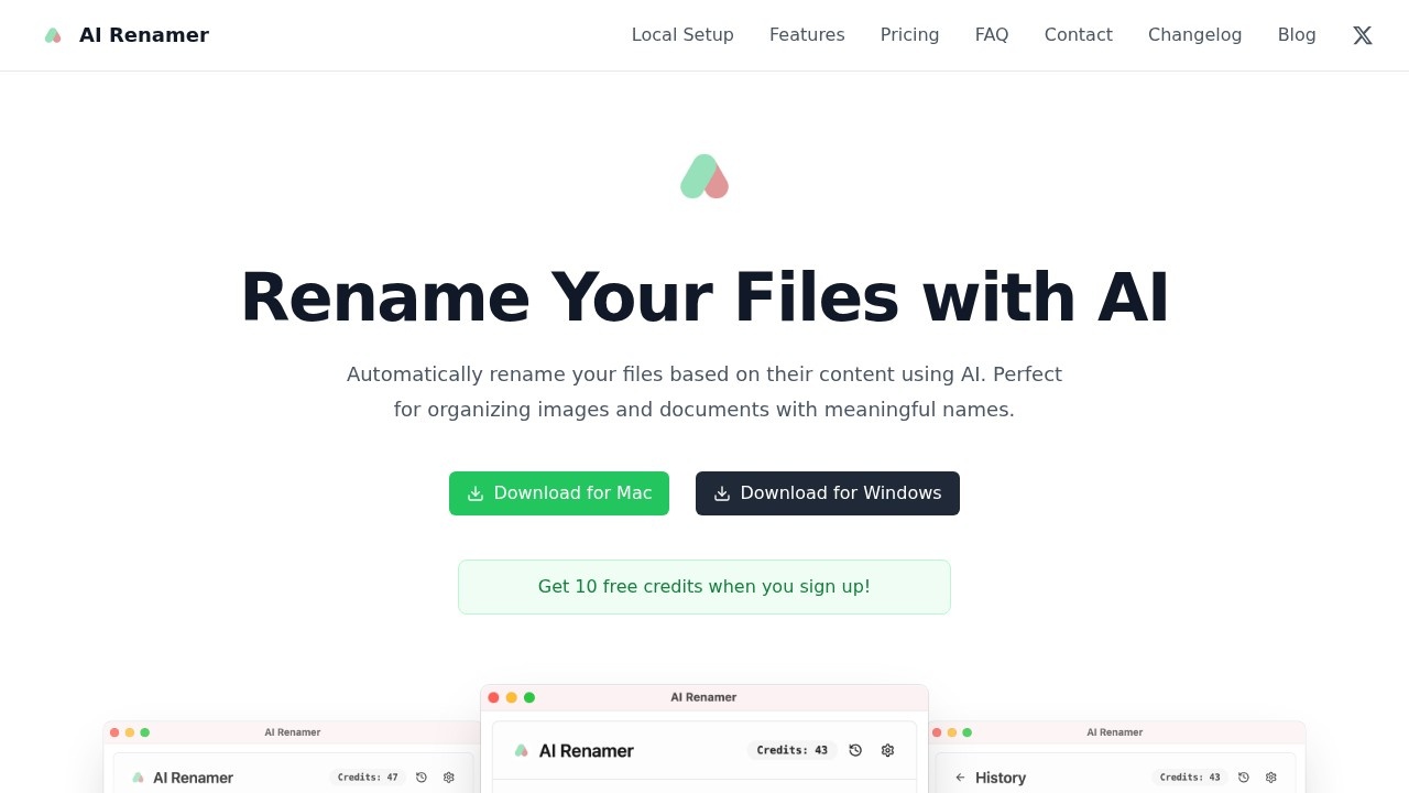 AI Renamer screenshot
