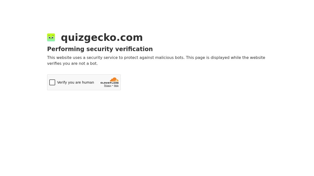 Quizgecko screenshot