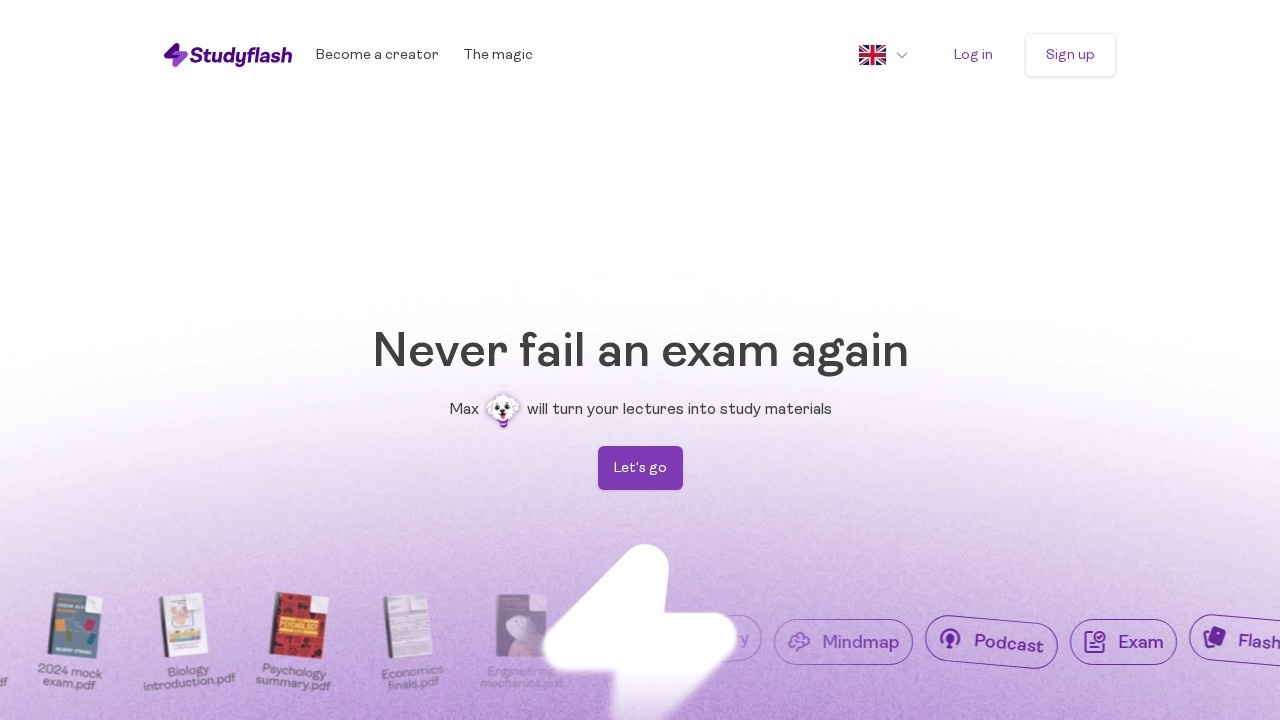 Studyflash screenshot