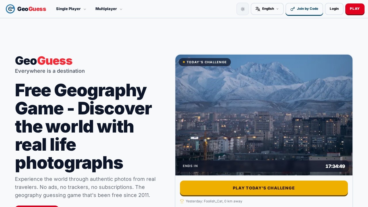 Geoguess screenshot