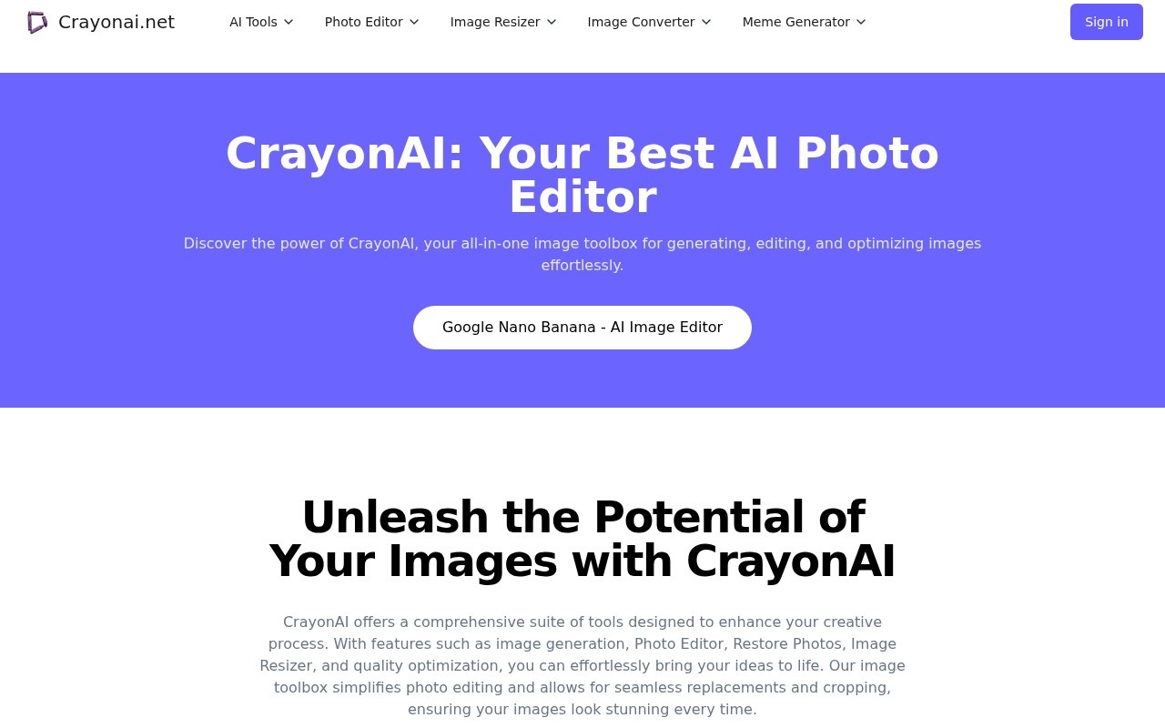 Crayon AI screenshot