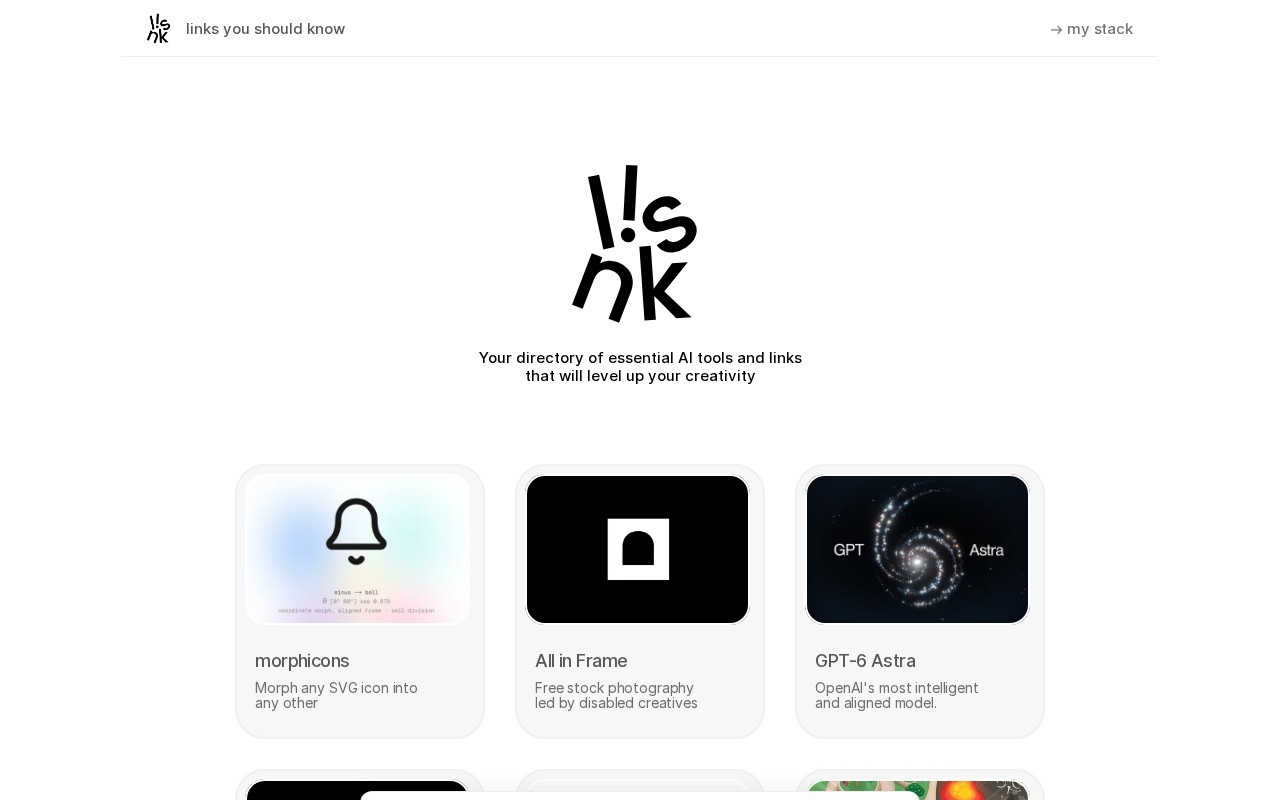 Links You Should Know screenshot