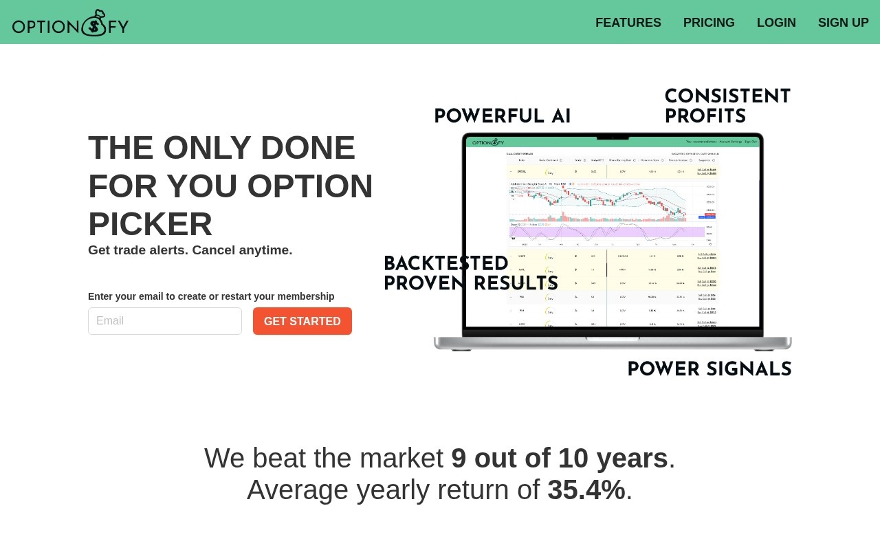 Optionsfy Com screenshot