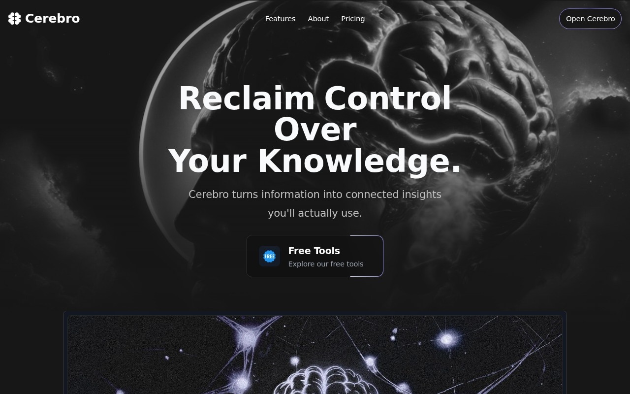 Cerebro screenshot