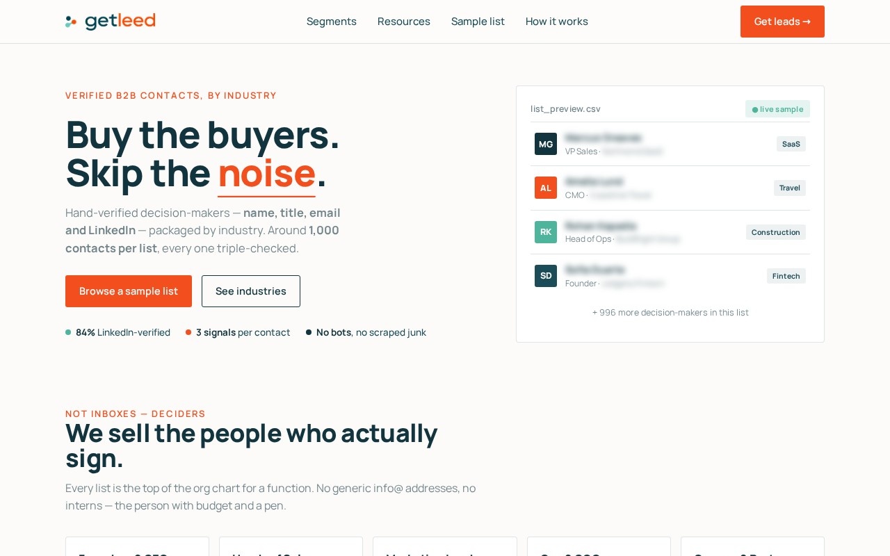 Leed screenshot