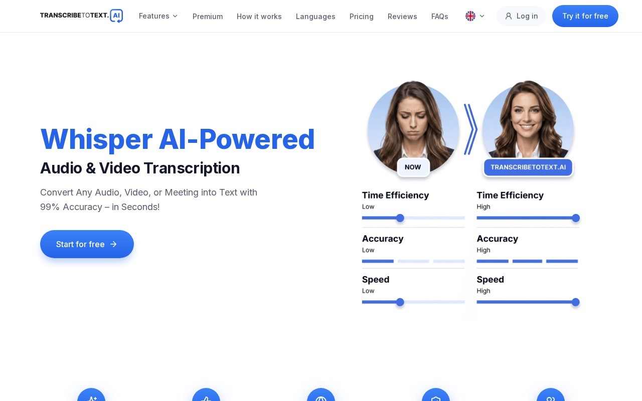 Transcribetotext AI screenshot