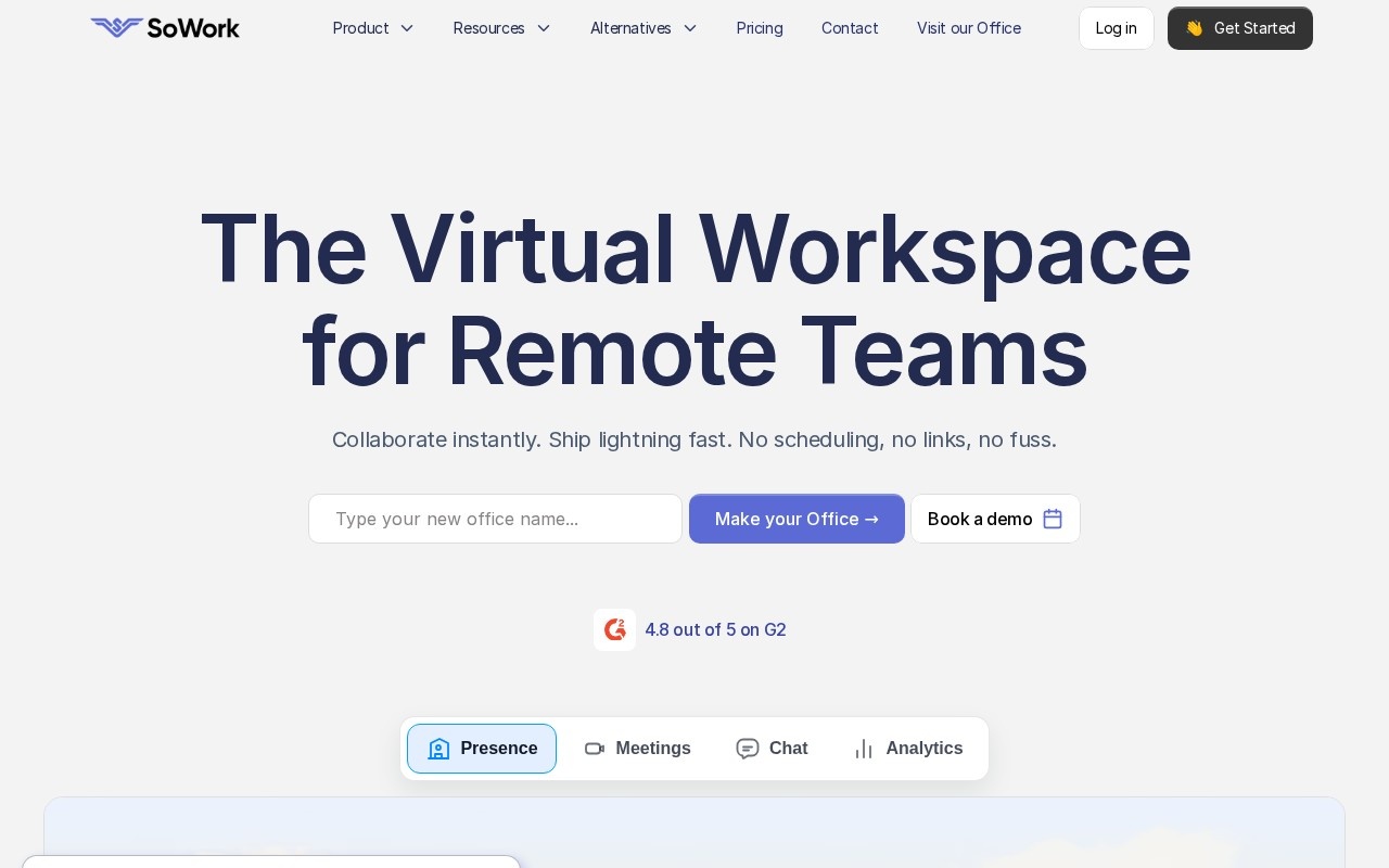 Sowork screenshot