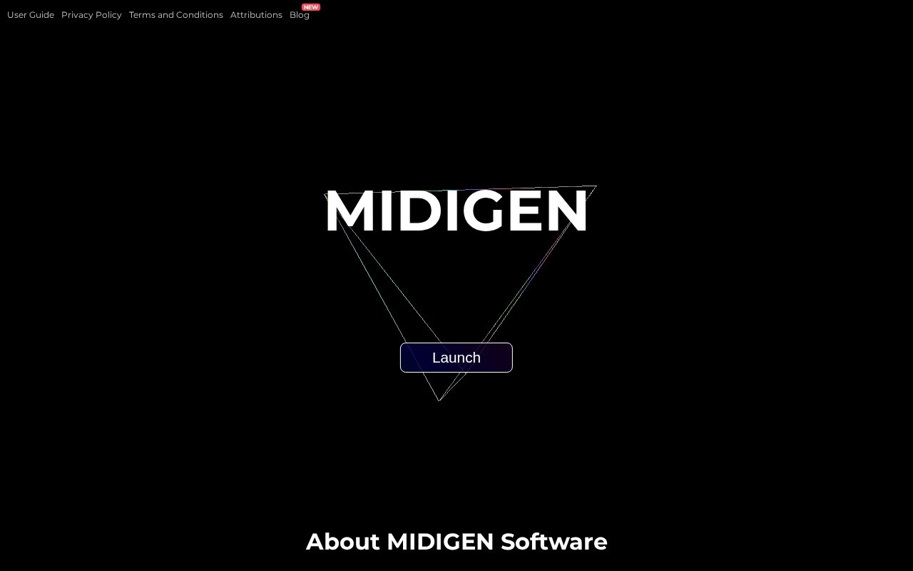 Midigen Melody Generator screenshot
