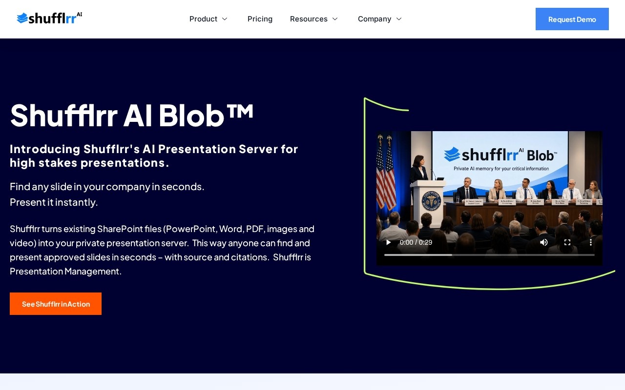 Shufflrr Com screenshot