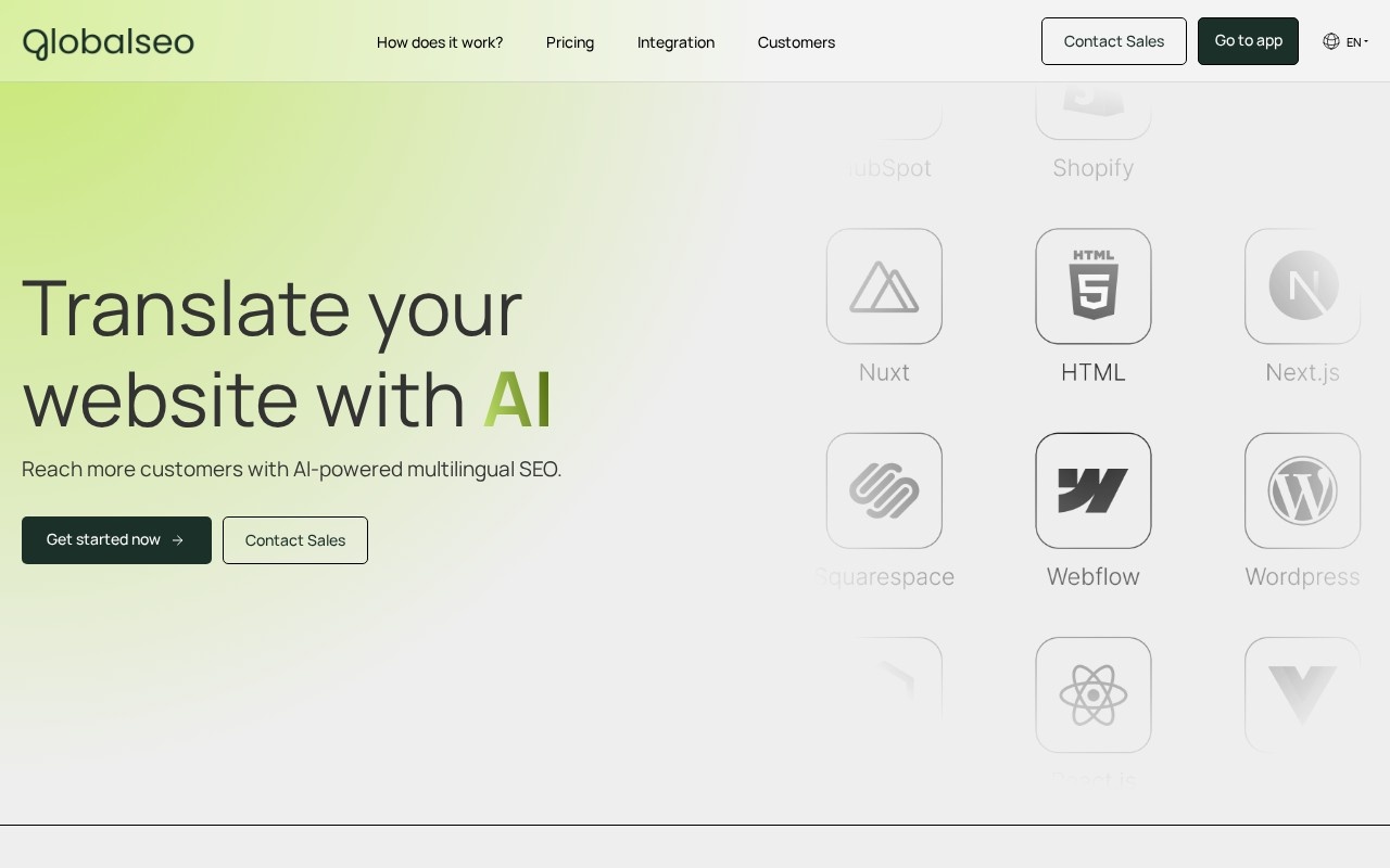 Globalseo screenshot