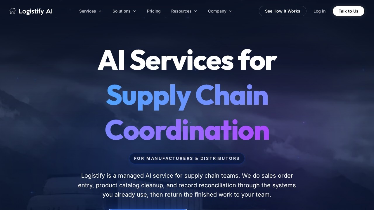 Logistify AI screenshot