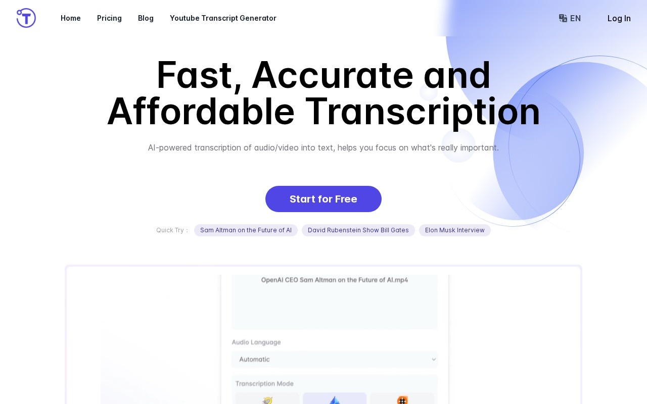 Yescribe AI screenshot