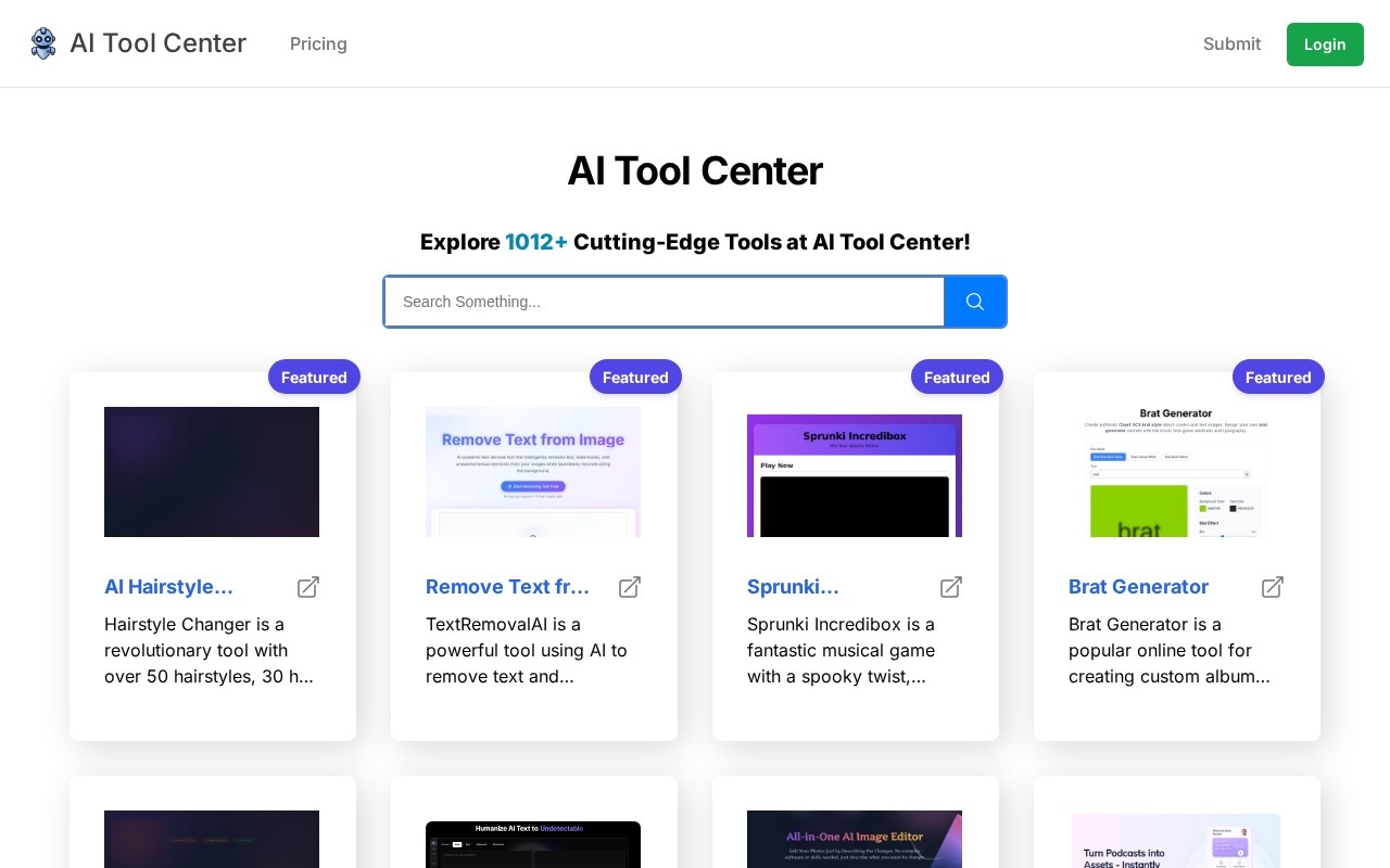 AI Tool Center screenshot