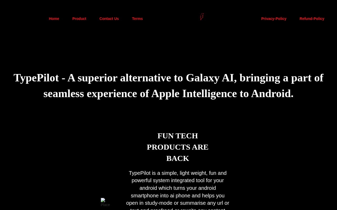 Typepilot Fun AI Assistant screenshot