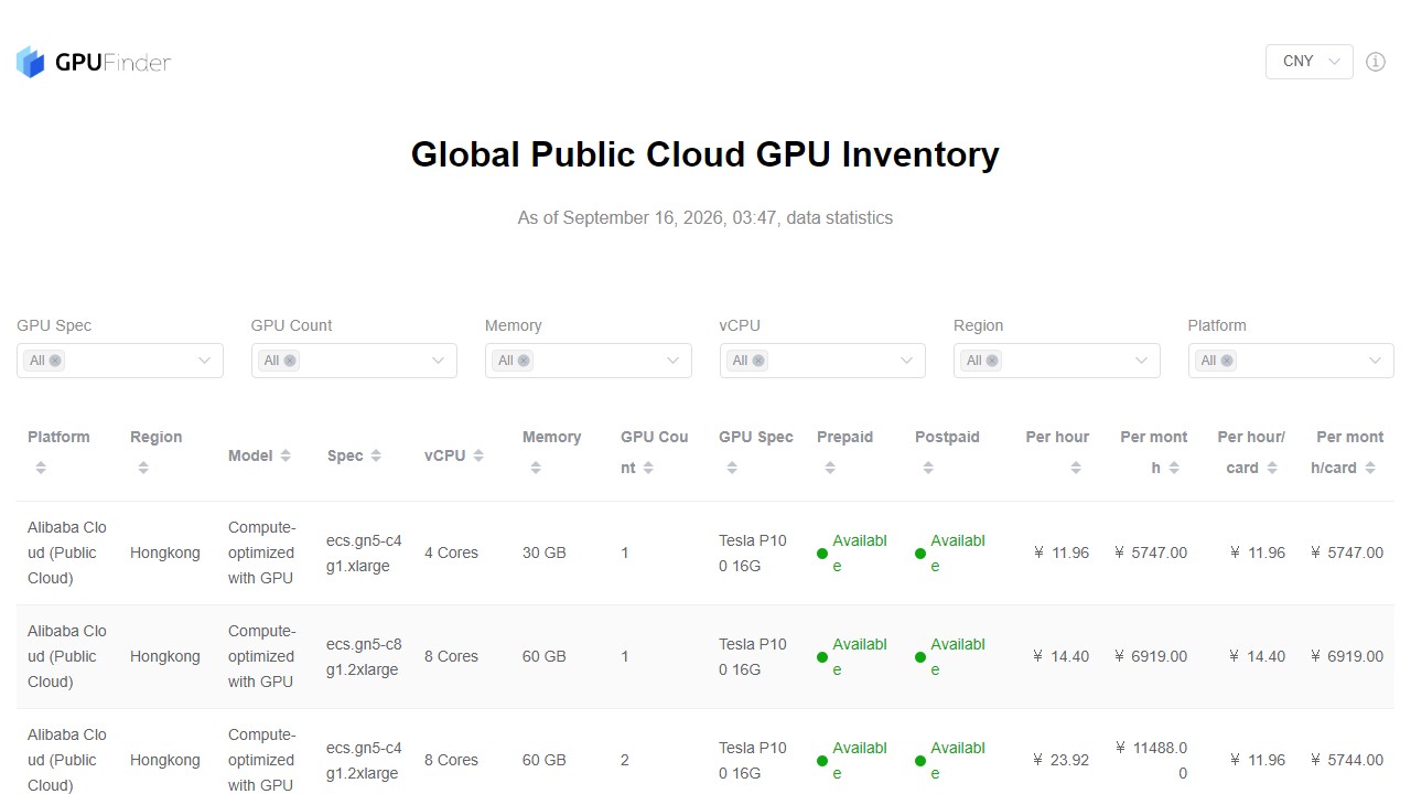 Gpu Finder screenshot