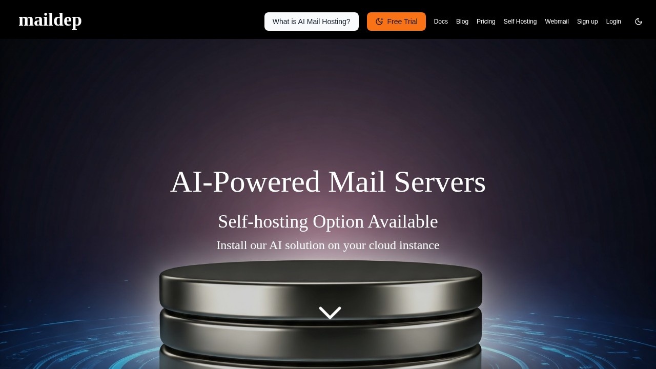 Maildep screenshot