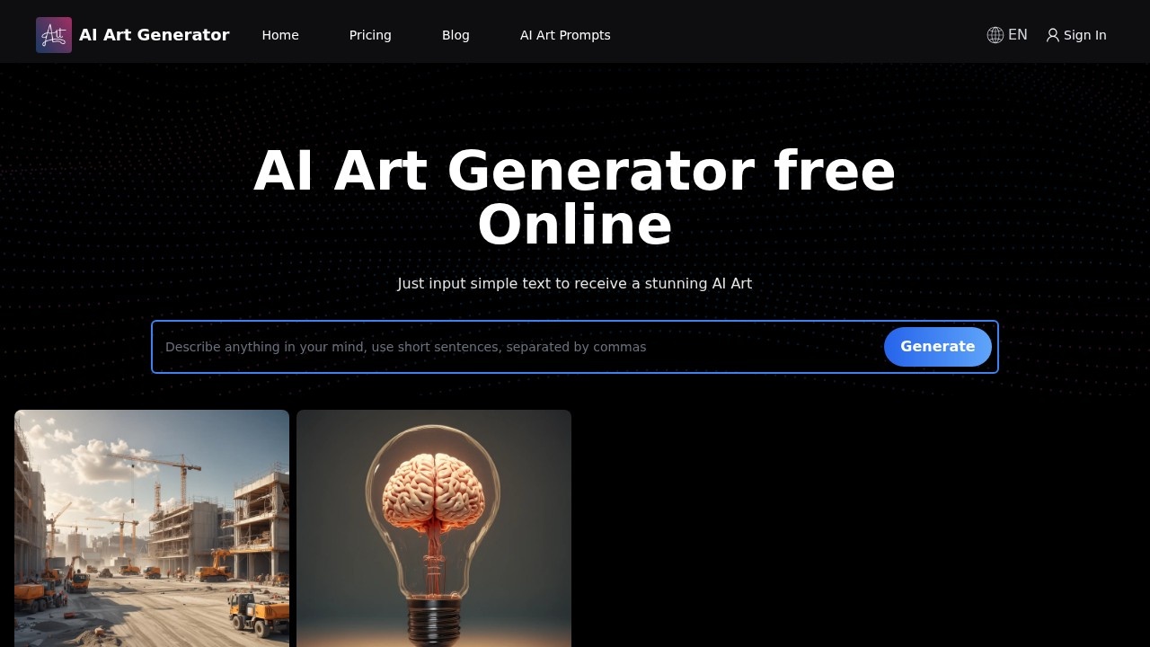 Muse AI Art Generator screenshot
