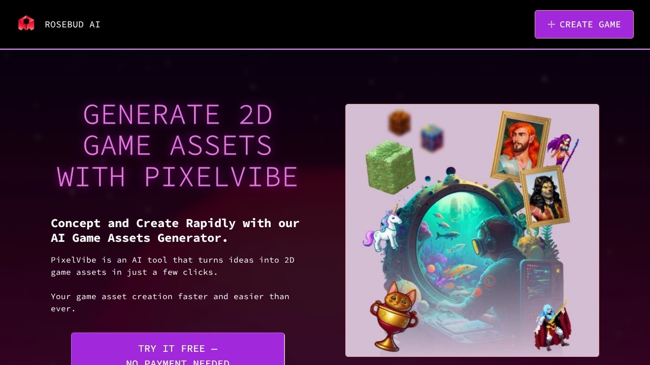 Pixelvibe Com screenshot