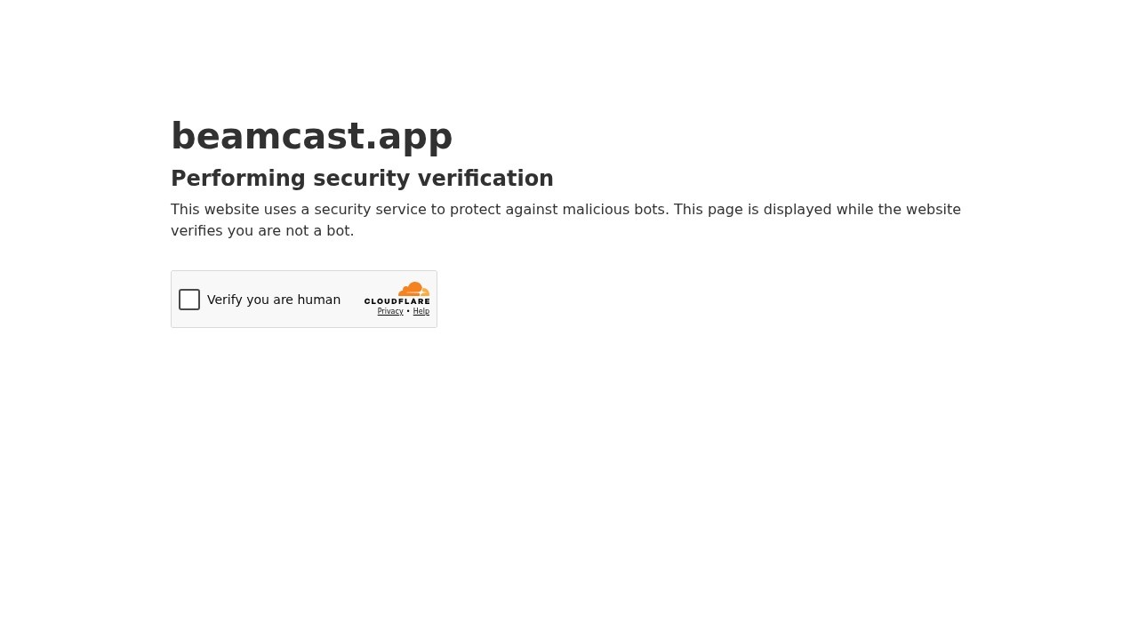 Beamcast screenshot