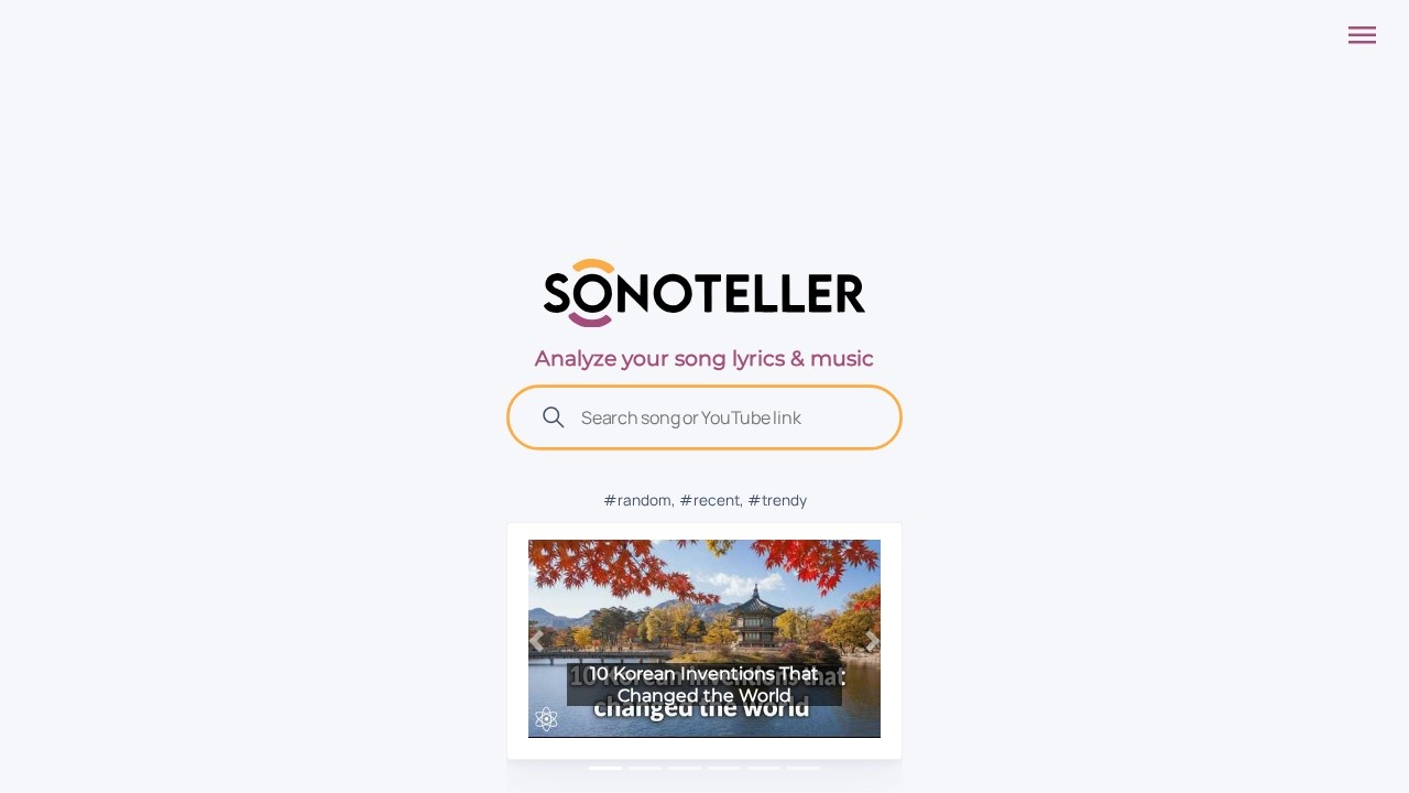 Sonoteller screenshot