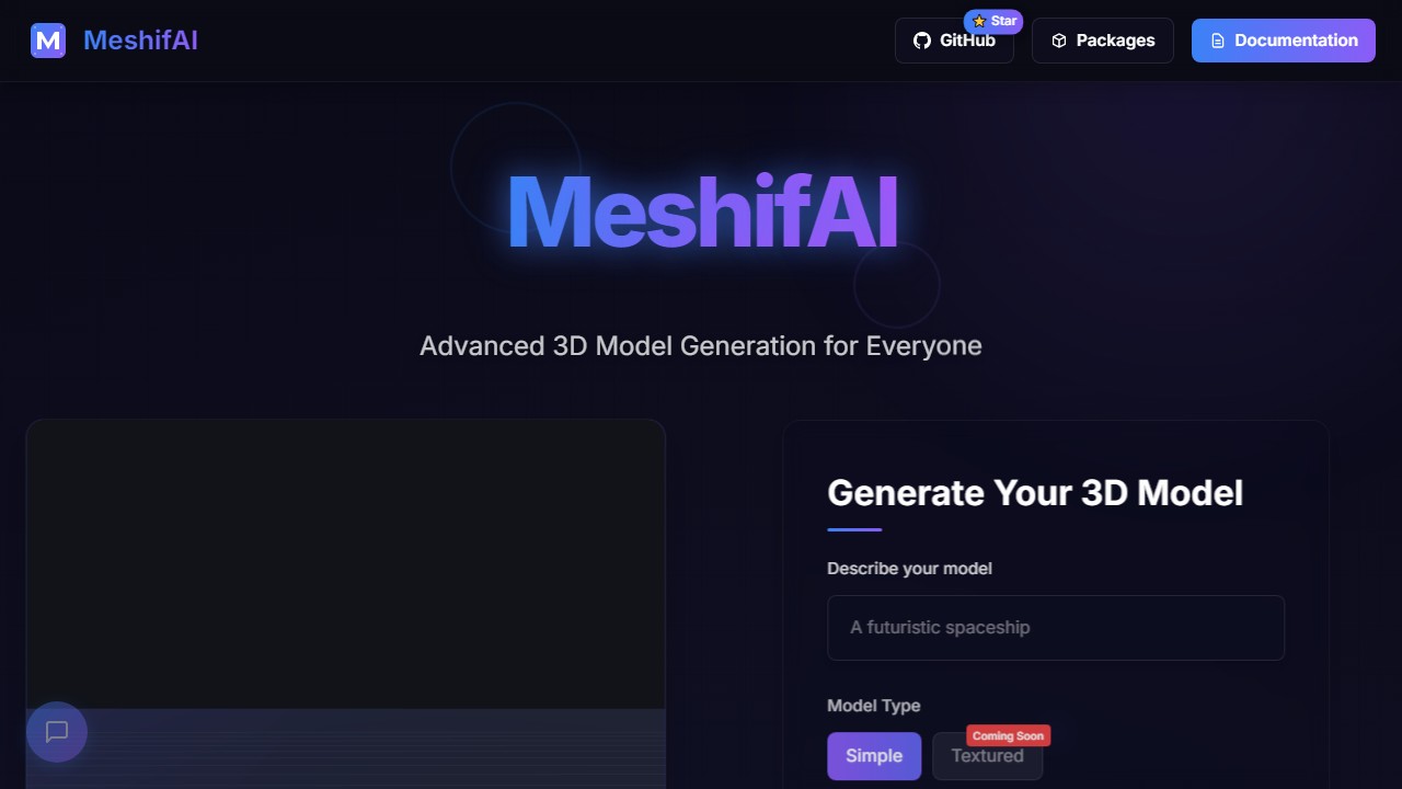 Meshifai screenshot