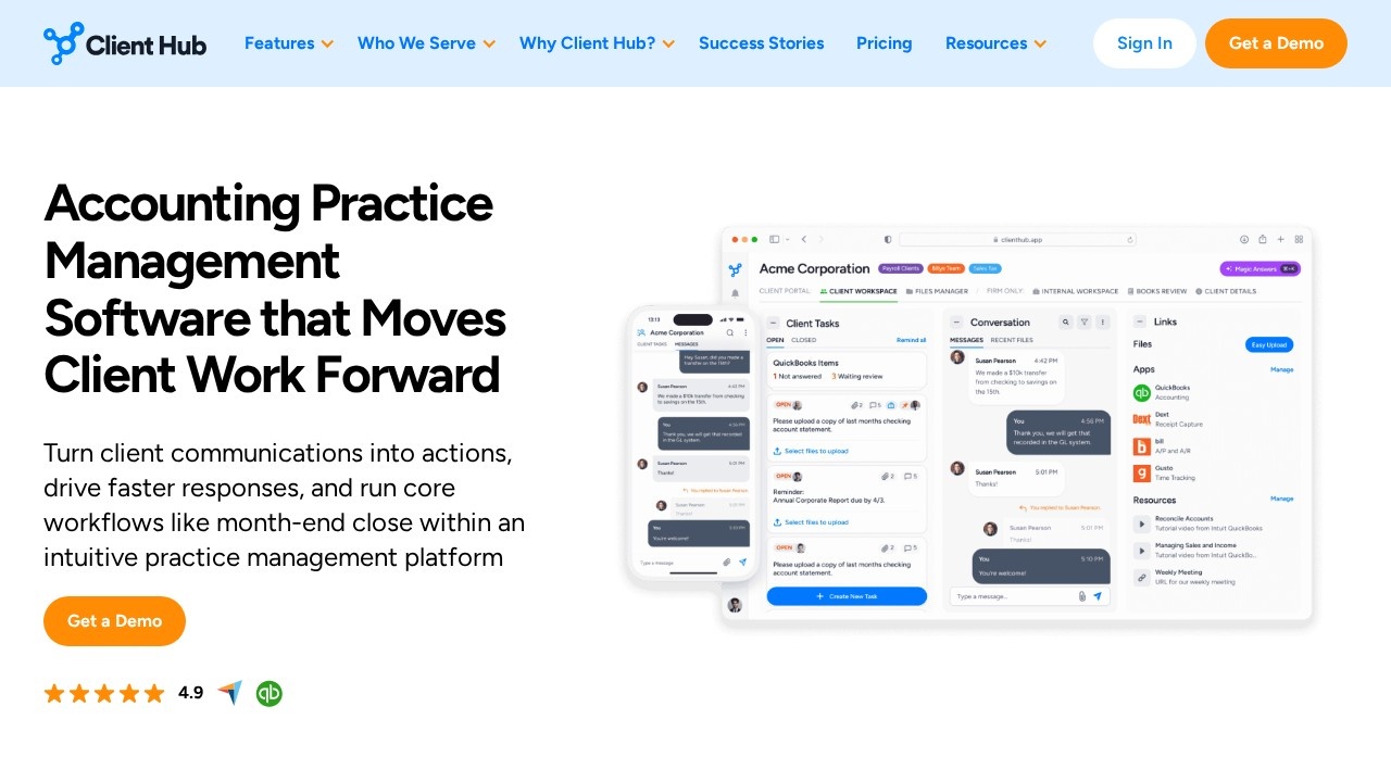 Clienthub App screenshot