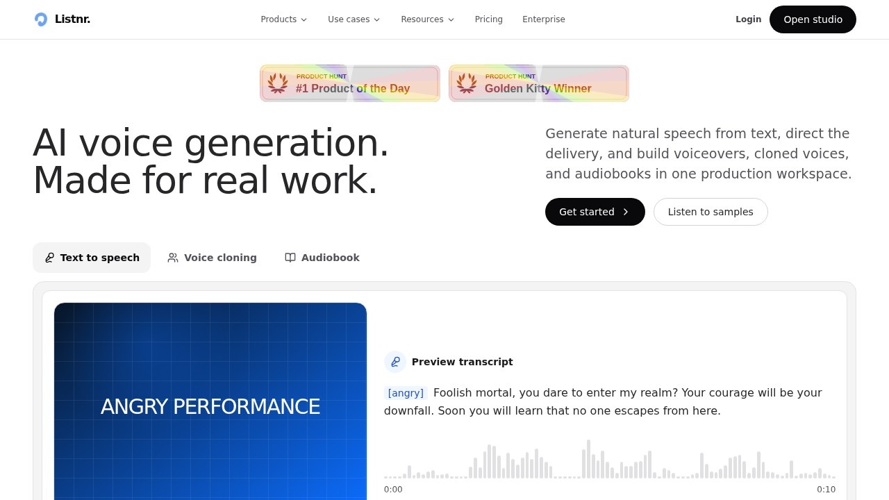 Listnr screenshot