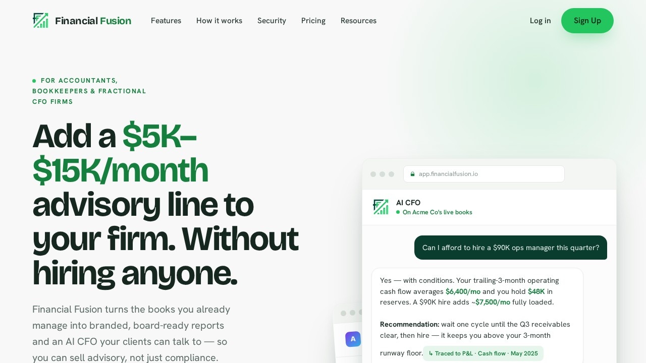 Financial Fusion screenshot