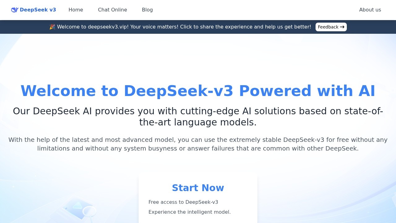 Deepseek V3 1 screenshot