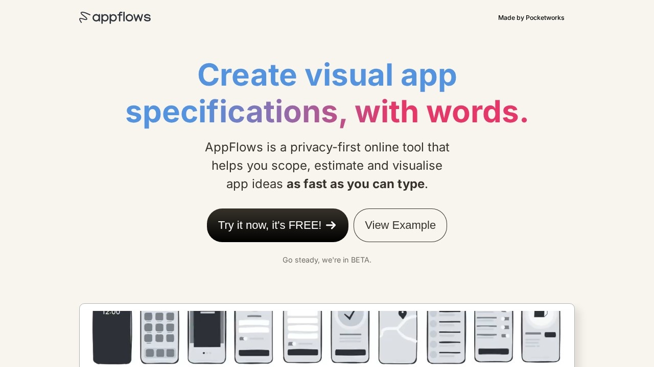 Appflows screenshot