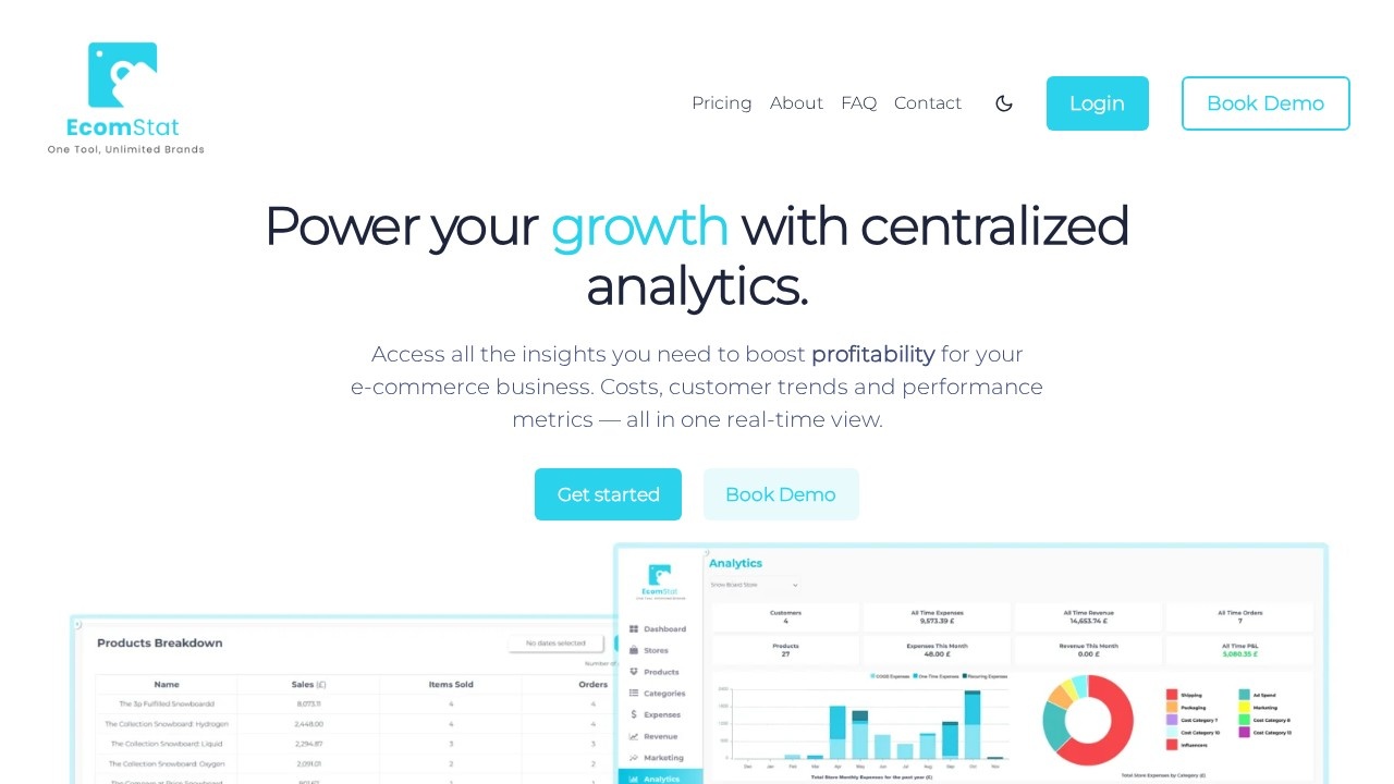 Ecomstat screenshot
