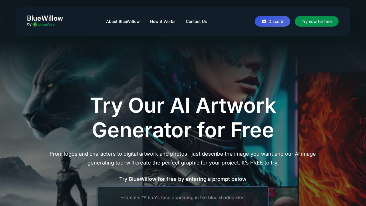 Bluewillow screenshot
