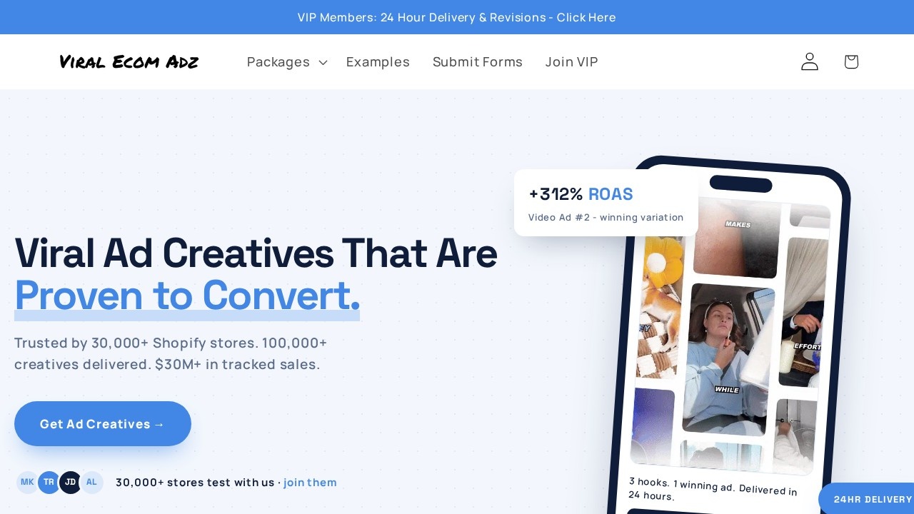 Viral Ecom Adz screenshot