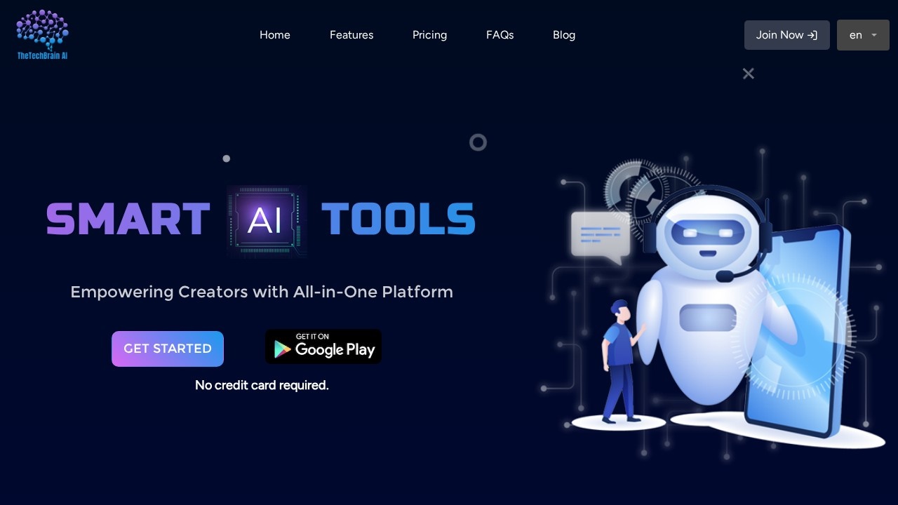 Thetechbrain Smart AI Tools screenshot