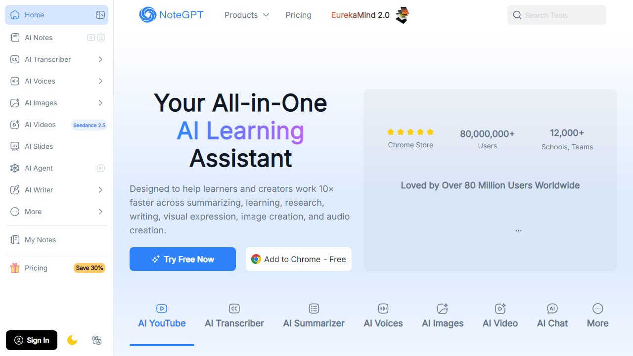 Notegpt screenshot
