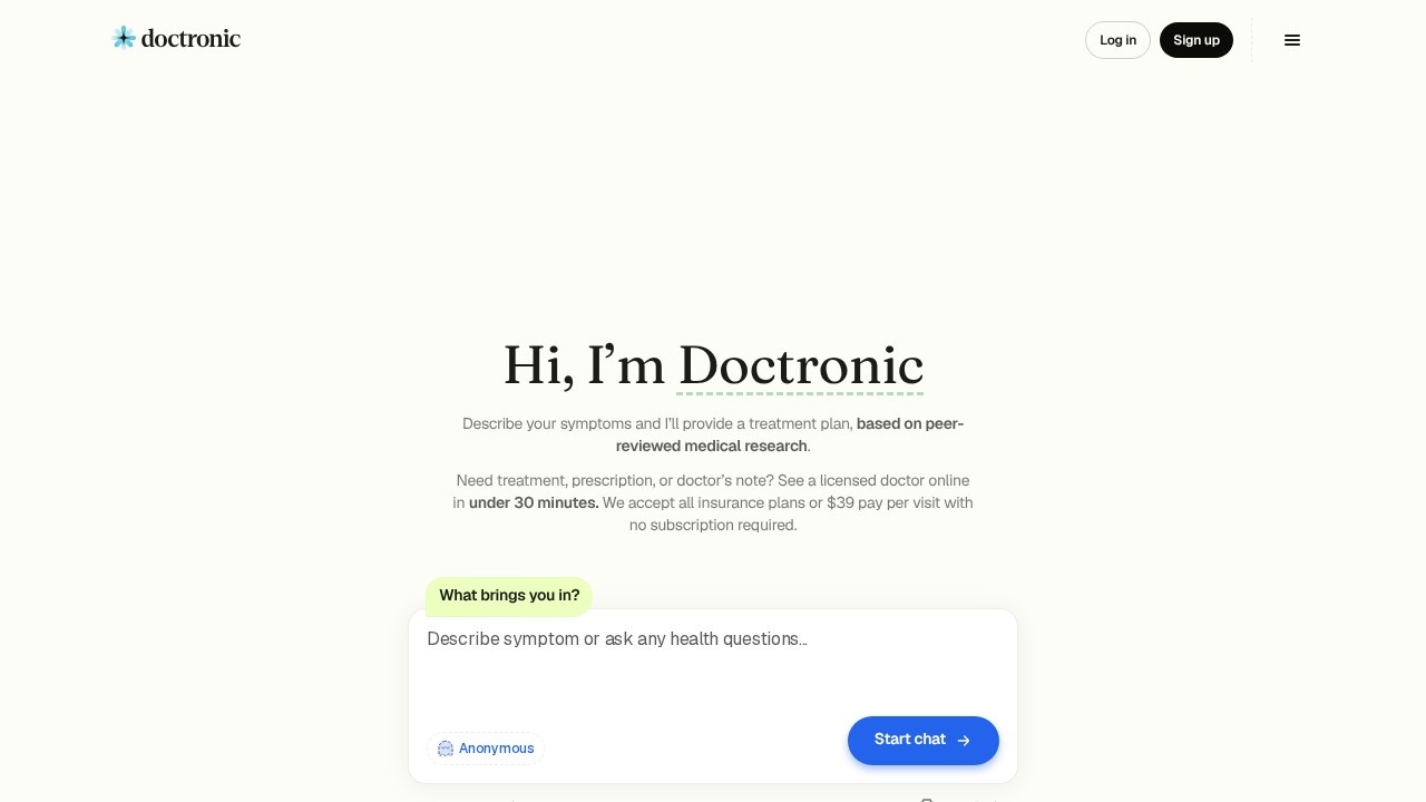 Doctronic AI Doctors Human Doctors screenshot
