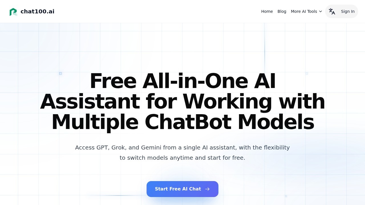 Chat100 AI screenshot