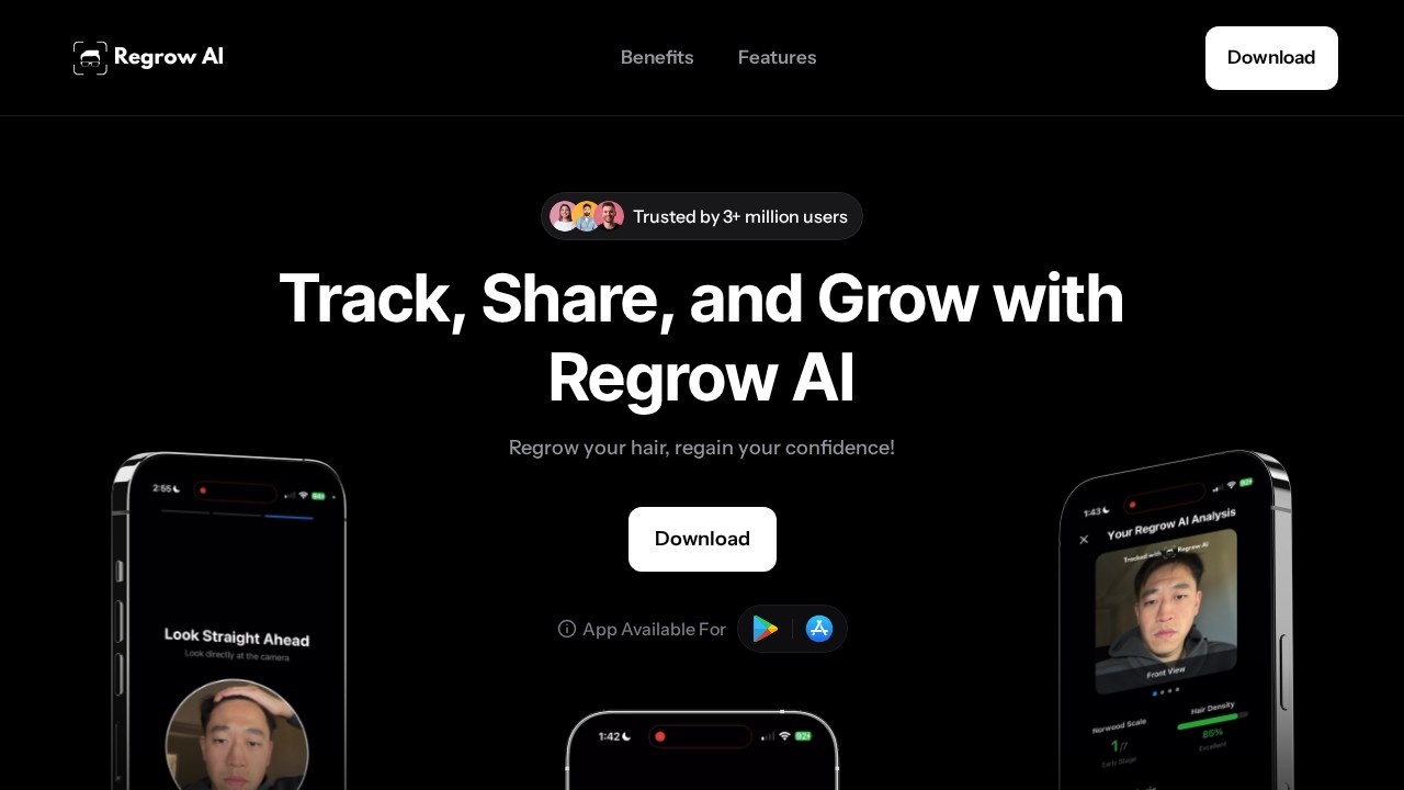 Regrow AI AI Hairloss App screenshot