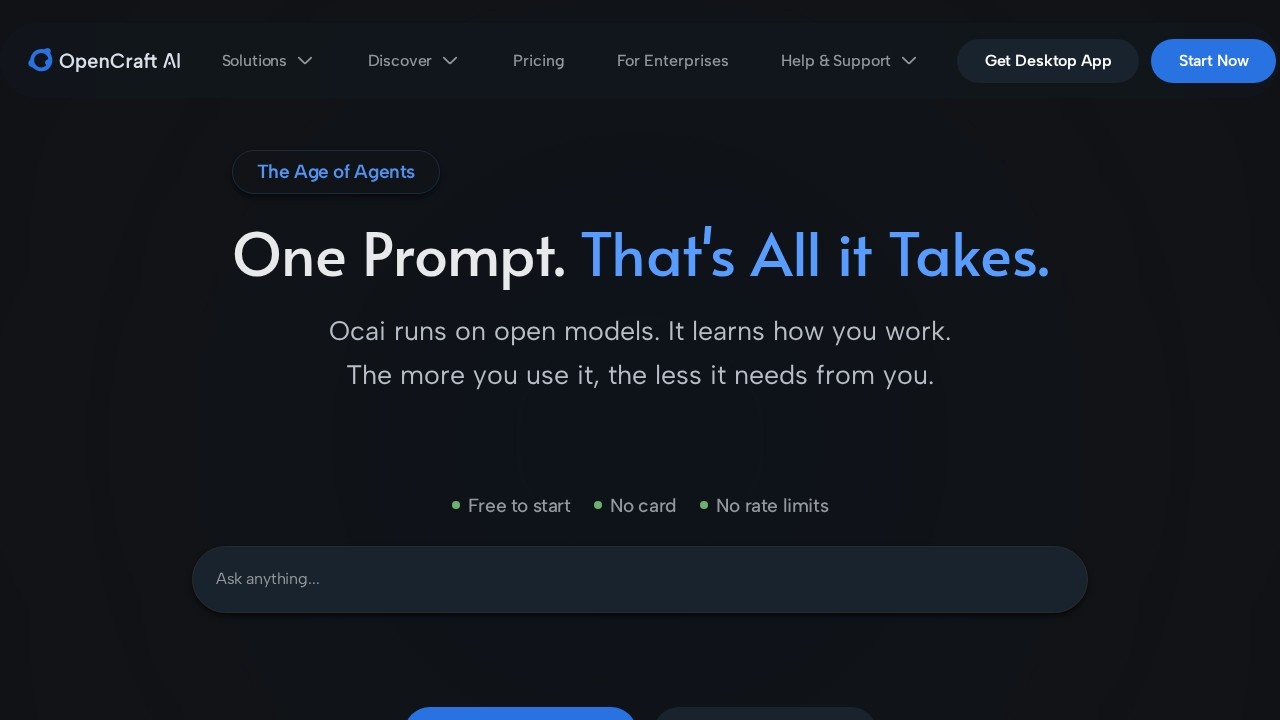 Opencraft AI screenshot