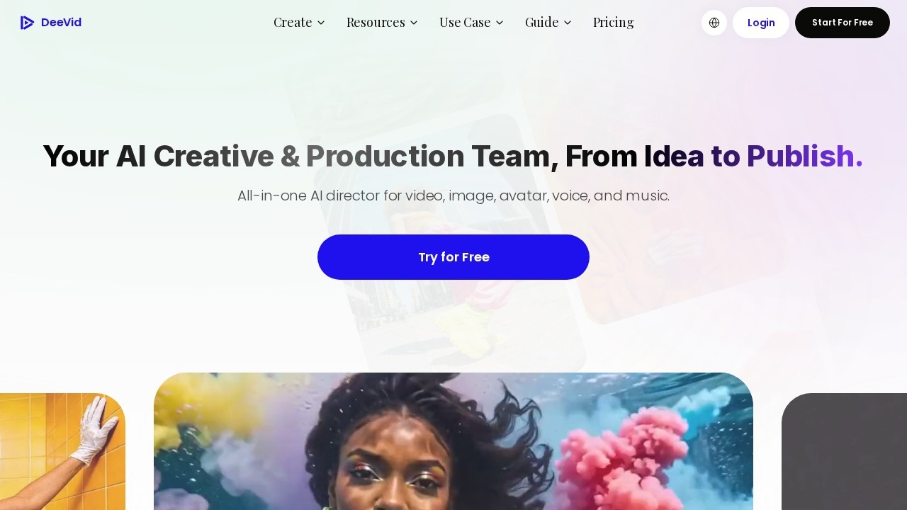 Deevid AI screenshot