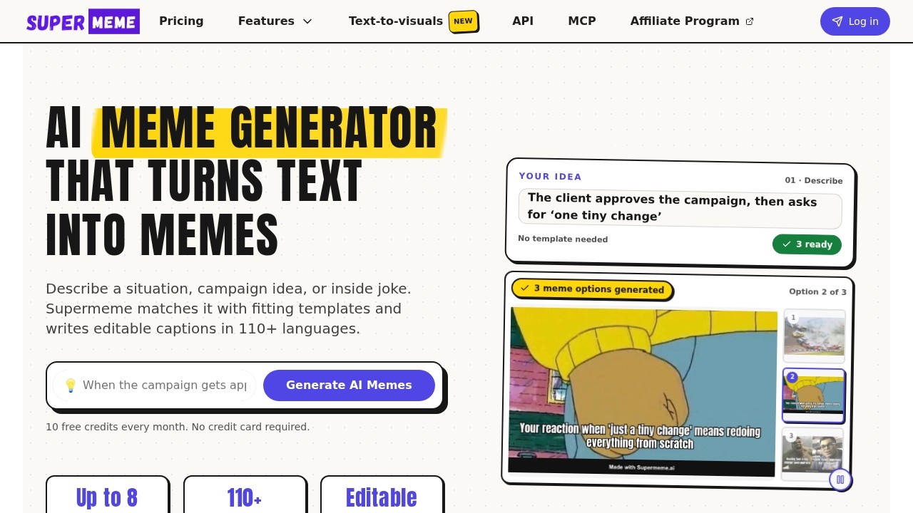 Supermeme AI screenshot
