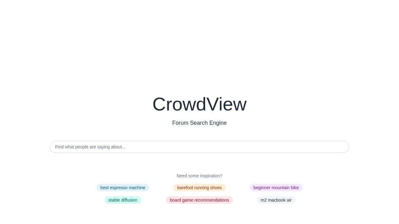 Crowdview screenshot