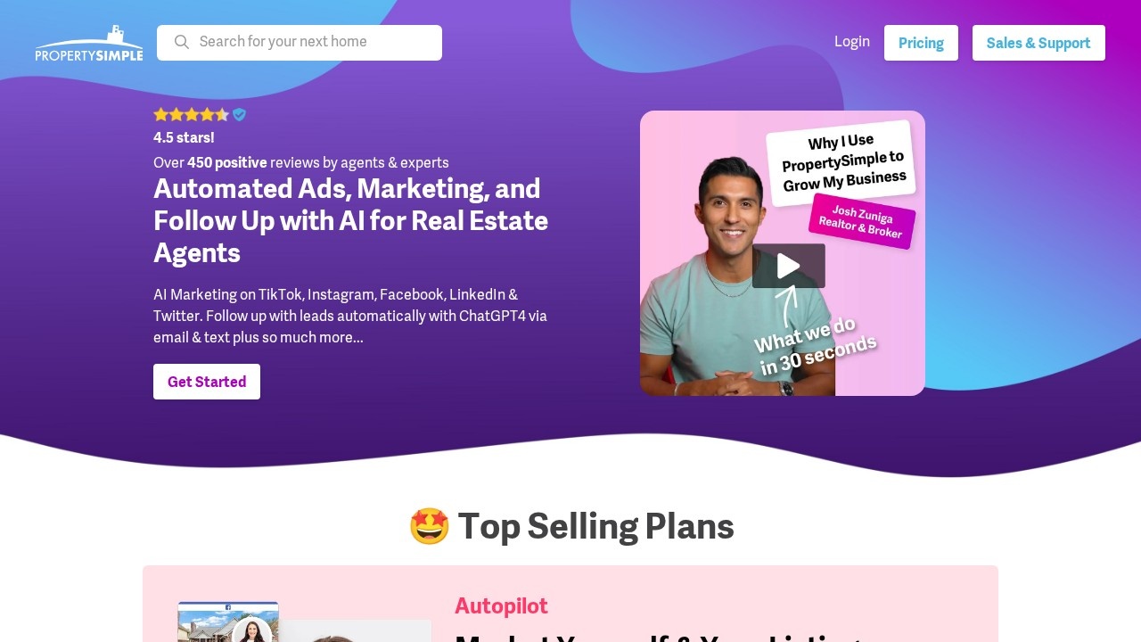 Propertysimple Com screenshot