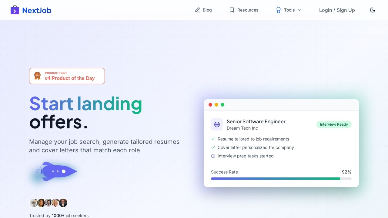 Nextjob screenshot