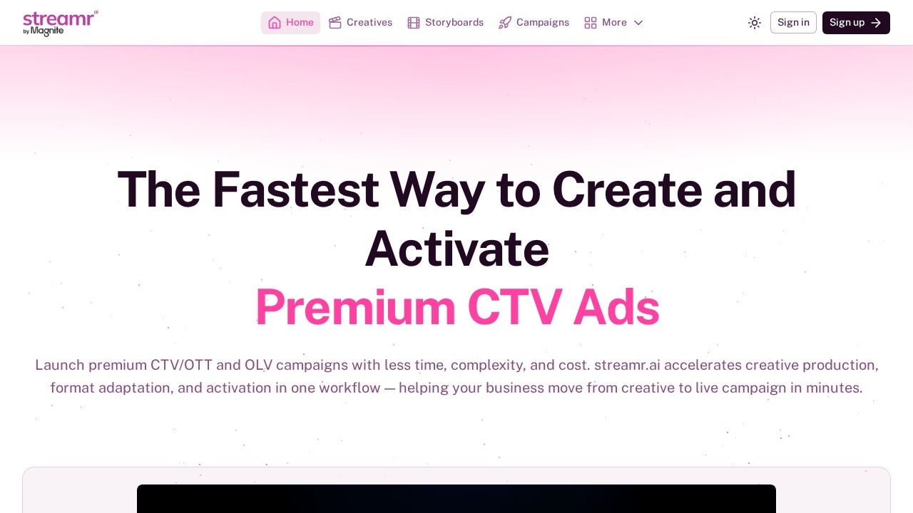 Streamr screenshot