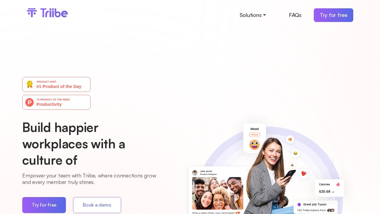 Triibe screenshot