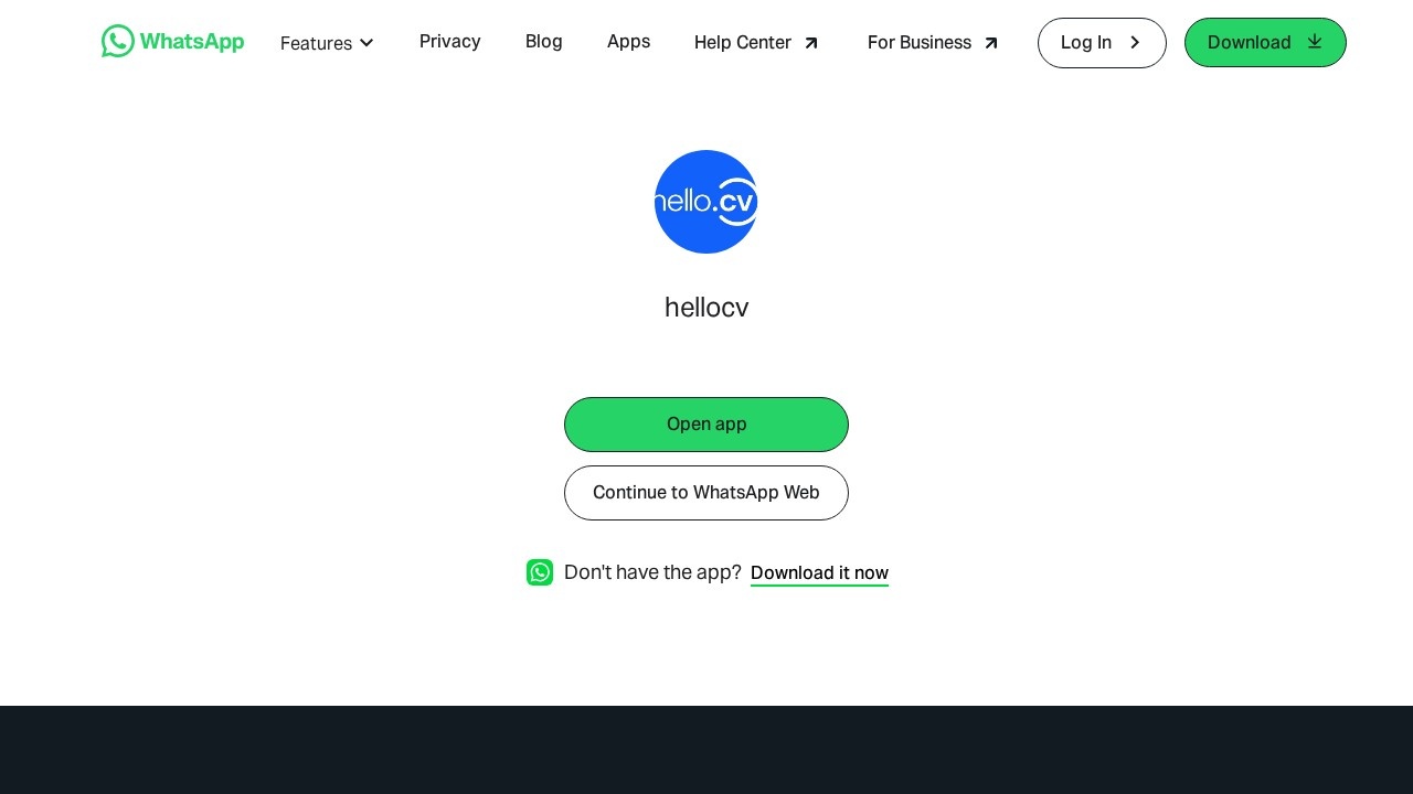 Chat Cv screenshot