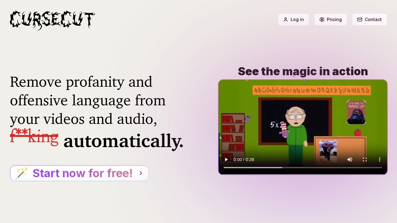 Cursecut screenshot
