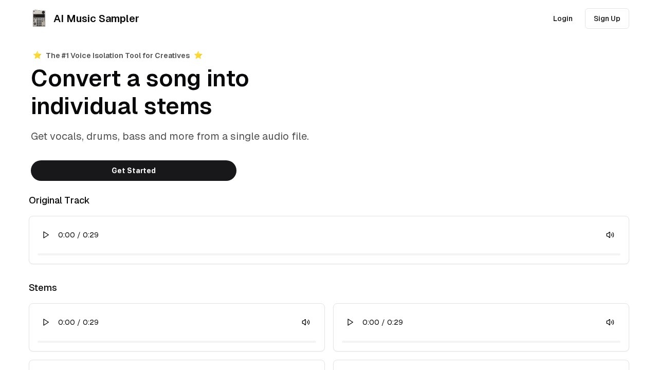 AI Music Sampler screenshot